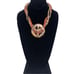 Vintage African Natural Stone Multi Strand Beaded Necklace