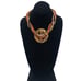 Vintage African Natural Stone Multi Strand Beaded Necklace