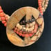 Vintage African Natural Stone Multi Strand Beaded Necklace