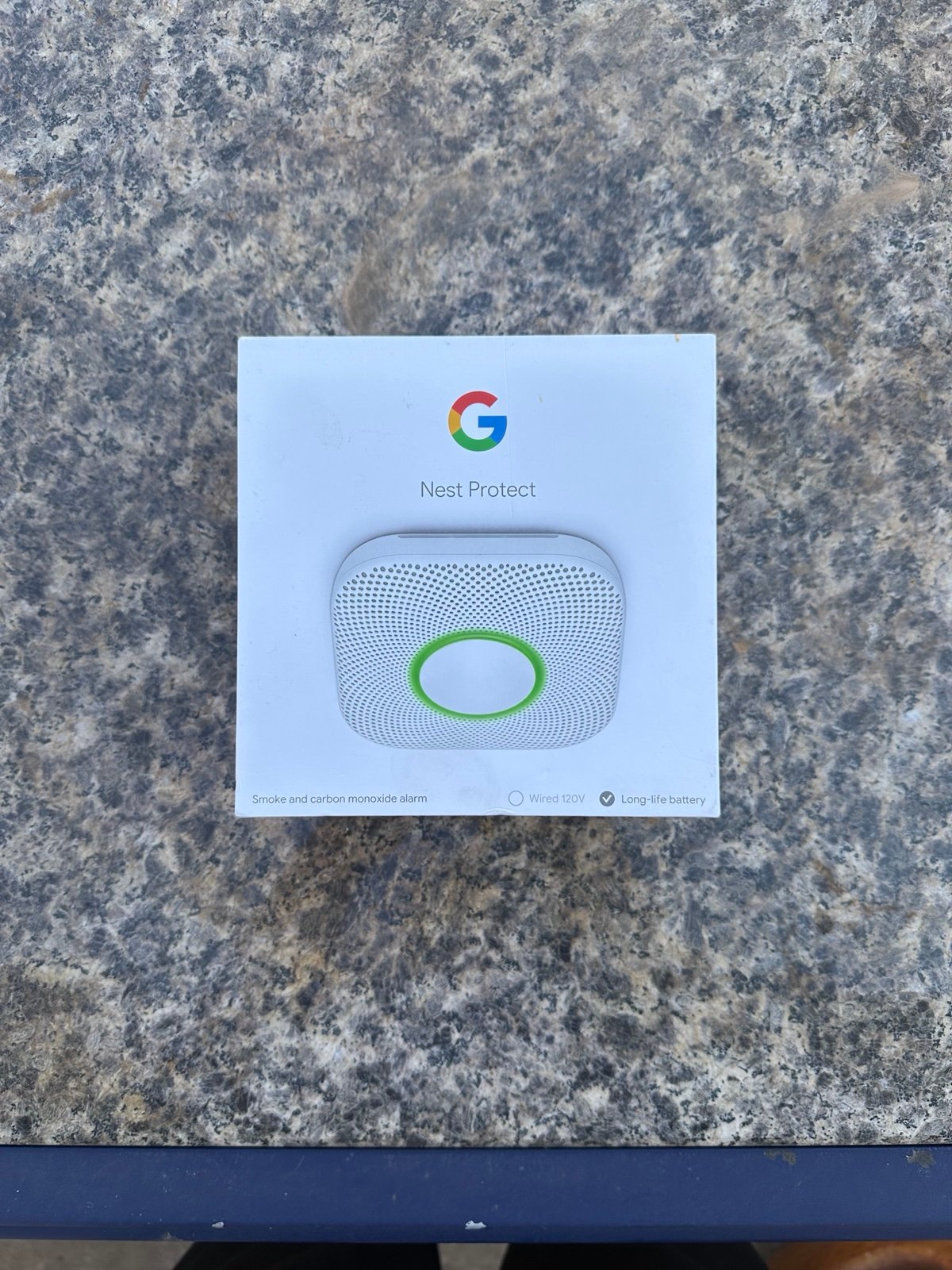 Google Nest 06A S3000BWES Battery Protect Smoke Carbon Monoxide Alarm New
