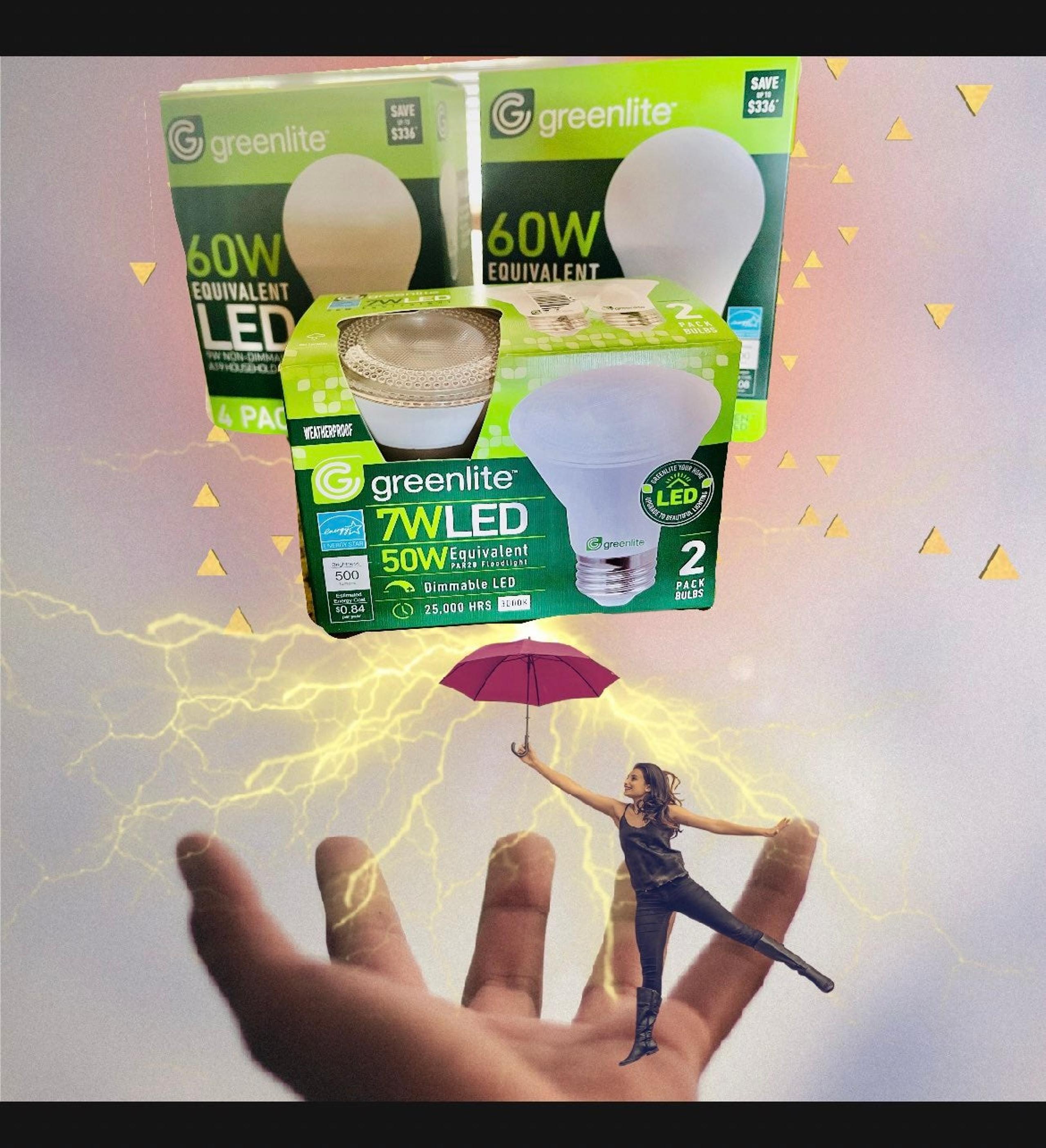 LED Light bulbs energy saver , 3 sets