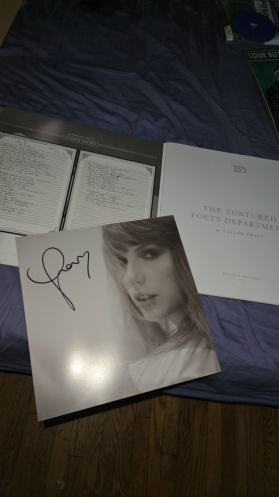 Taylor Swift the tortured poets department signed vinyl