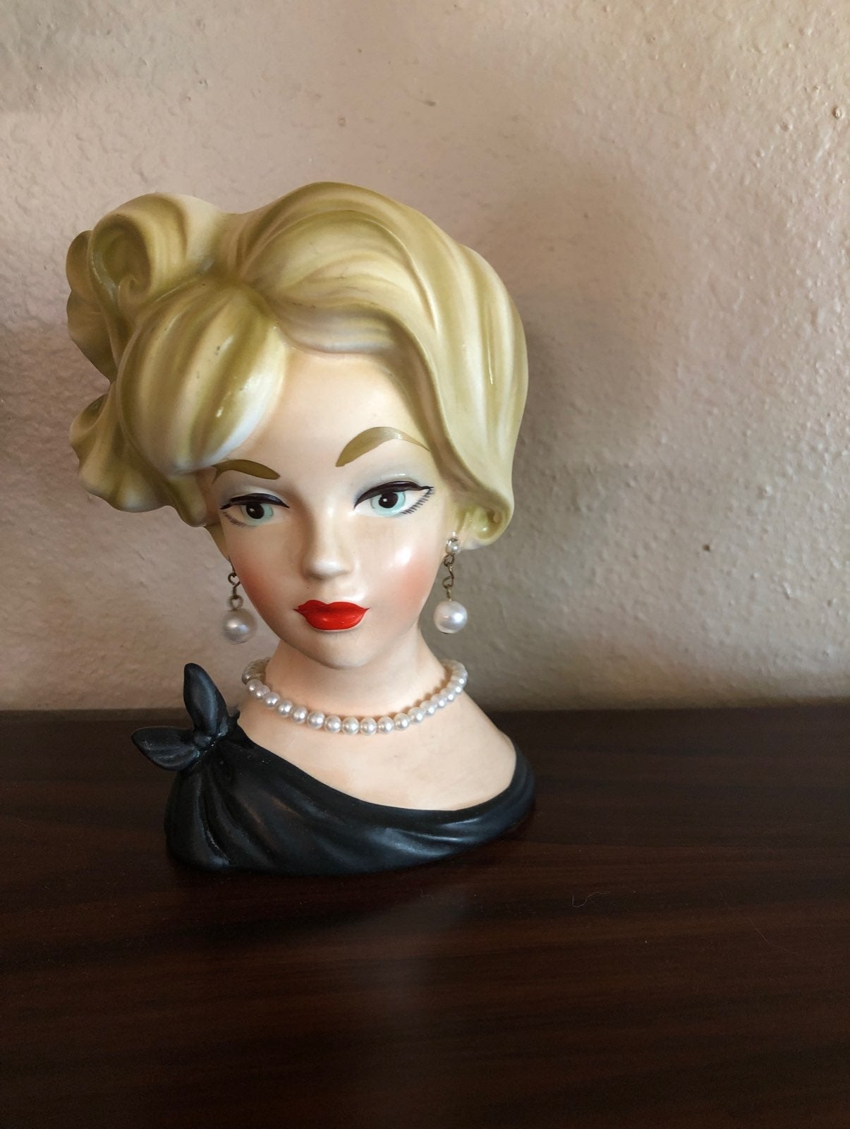 Vintage ladies head vase