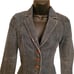 90's Armani Exchange Denim Fitted Waist Crop Jacket