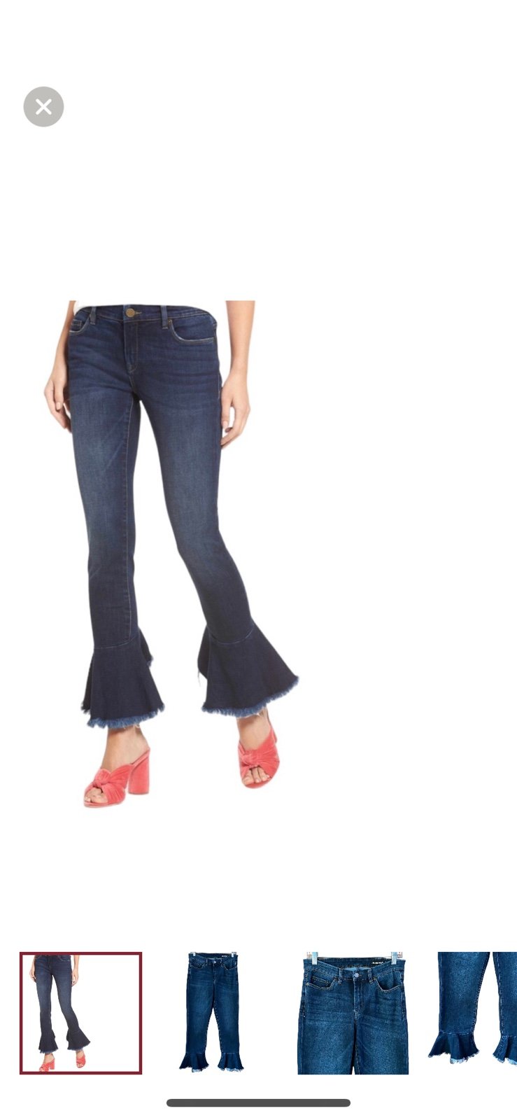 Blank NYC Flared Bell Bottom Dark Blue Women’s Jeans Size 29