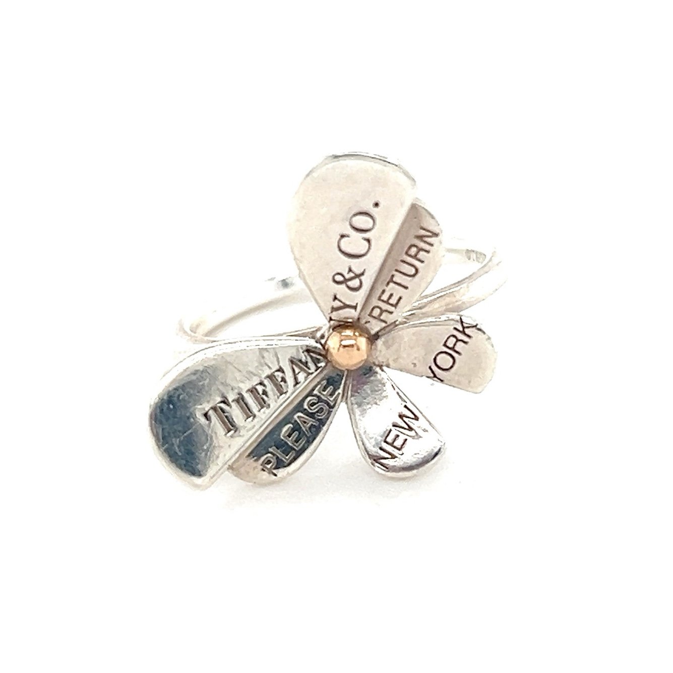 T&Co. 925 750 Butterfly Ring - Rare