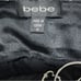 BEBE silk camisole tank top, Y2K, black/white striped, size M