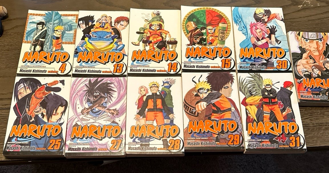 Naruto book lot
