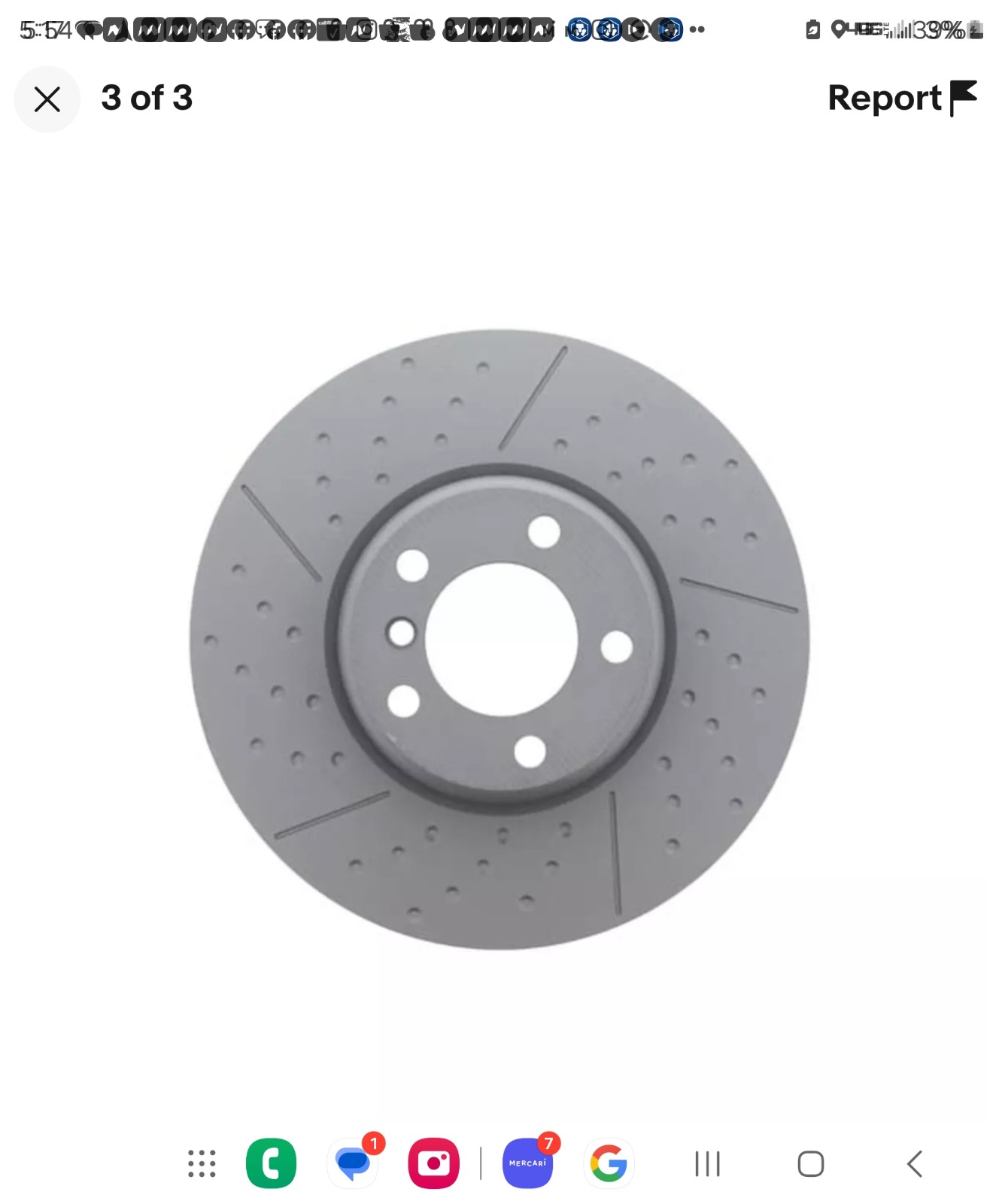 ZIMMERMANN COAT Z Disc Brake Rotor 34106797602 BMW 328i E46 330i 335i xDrive