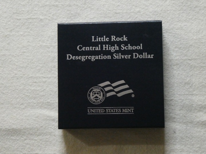 2007-P Little Rock High School Desegregation Proof Silver Dollar Coin