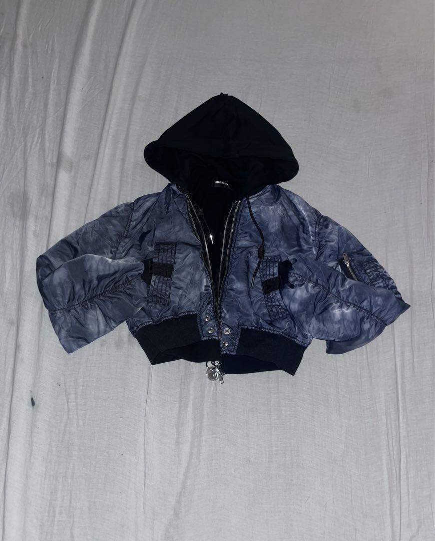 DIESEL】00's archive fur blouson nylon