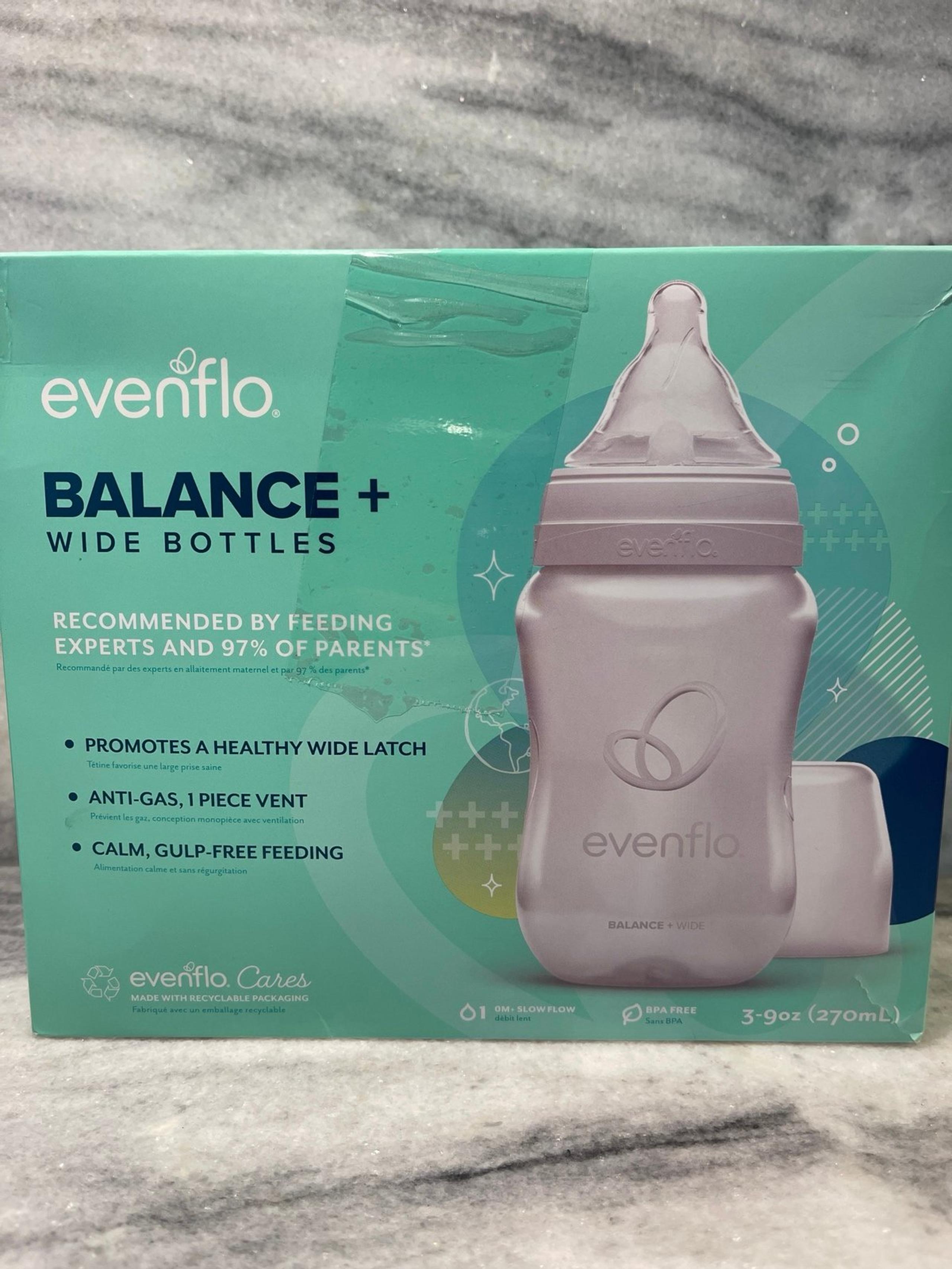 Evenflo BALANCE + wide bottles set of 3