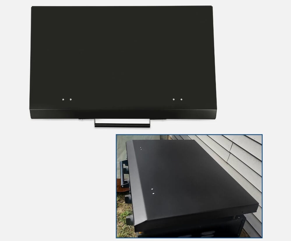Black Outdoor 36 Griddle Hard Cover Lid Fit For Blackstone Griddle New