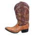 Bill Tucker Men's Size 7.5 Alligator Print Cowboy Boots Western Caimen Brown