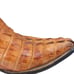 Bill Tucker Men's Size 7.5 Alligator Print Cowboy Boots Western Caimen Brown