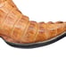 Bill Tucker Men's Size 7.5 Alligator Print Cowboy Boots Western Caimen Brown
