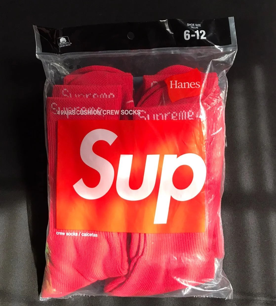 Red Hanes Supreme Socks