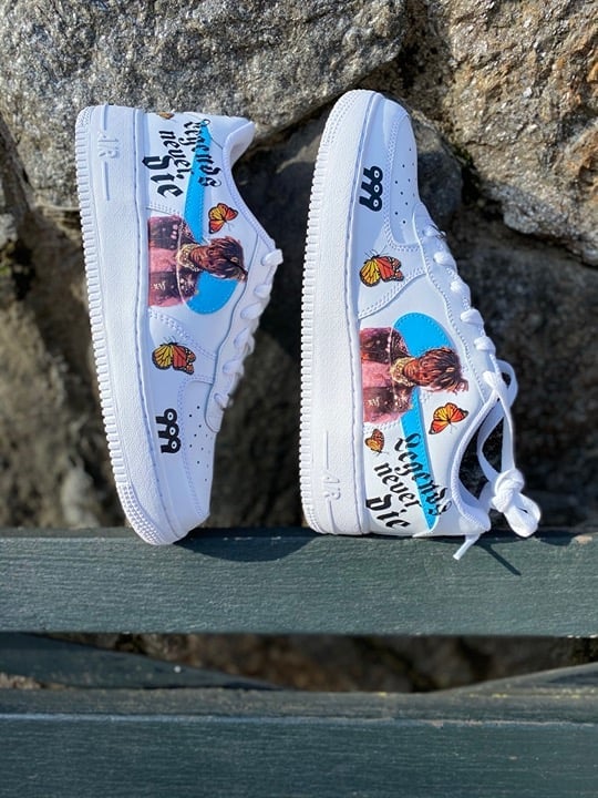 Nike Air Force 1 custom juice wrld sneakers