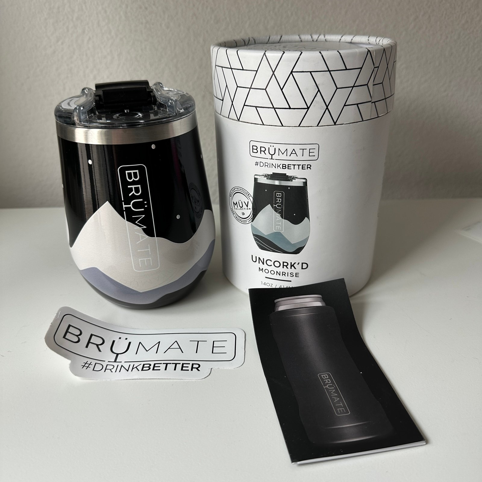 ***Rare And HTF*** Brumate Moonrise Uncork'D (14oz/414ml) Brand New In Box.