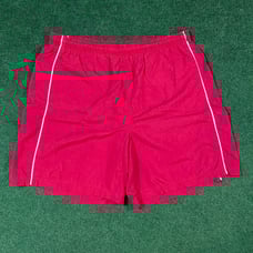 Vintage 90s Nike Sportswear Maroon/White Piping Nylon Swish Shorts Men’s Size XL