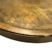15” Heavy Antique Brass Twisted Black Leather Rope Wall Mirror Rustic Primitive
