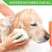 GARTOL Portable Dog Shower with Pet Silicone Bath Massage Brush 1.3 gal Dog Wash