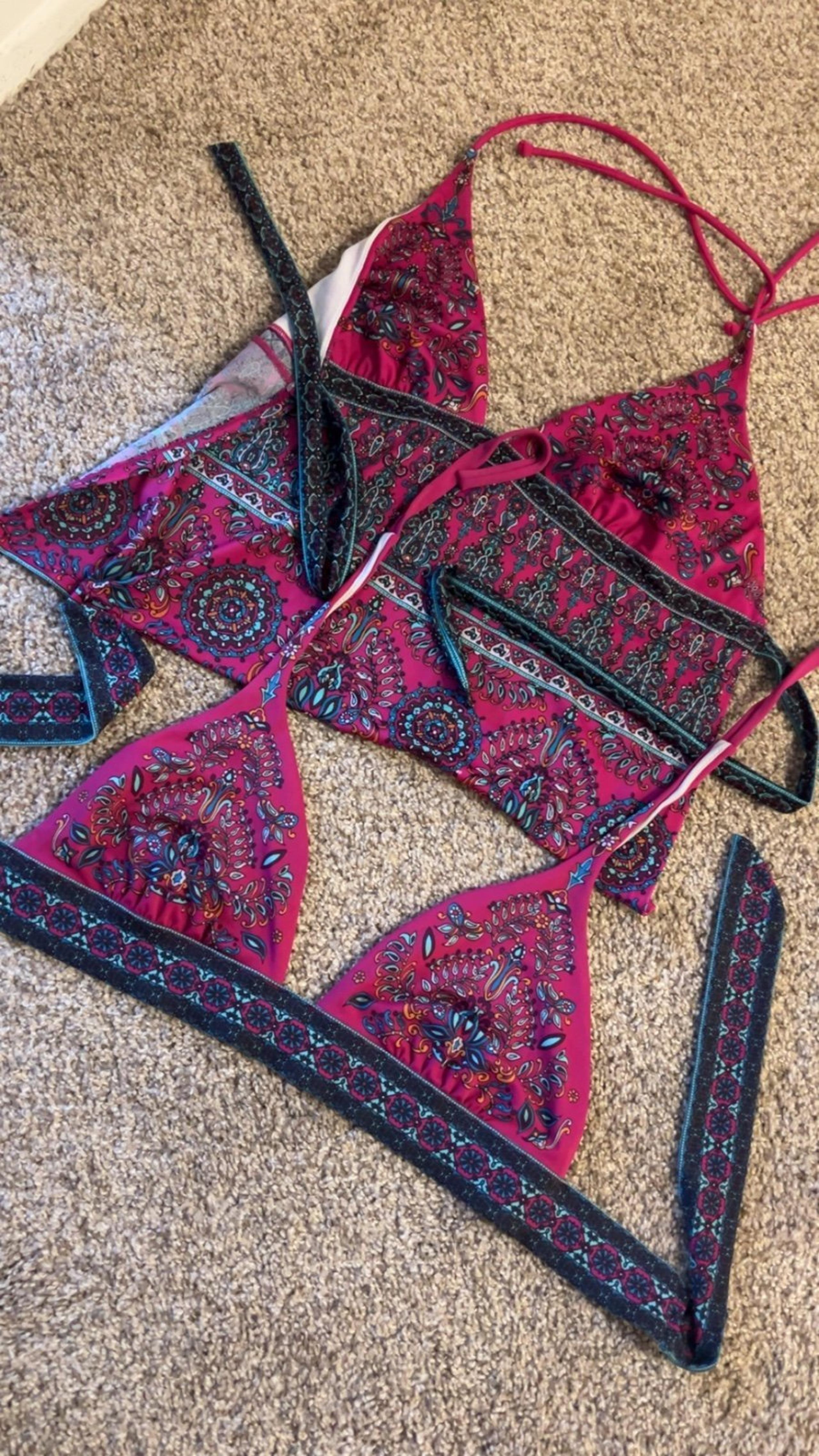 Two vintage Victoria’s Secret beach tops
