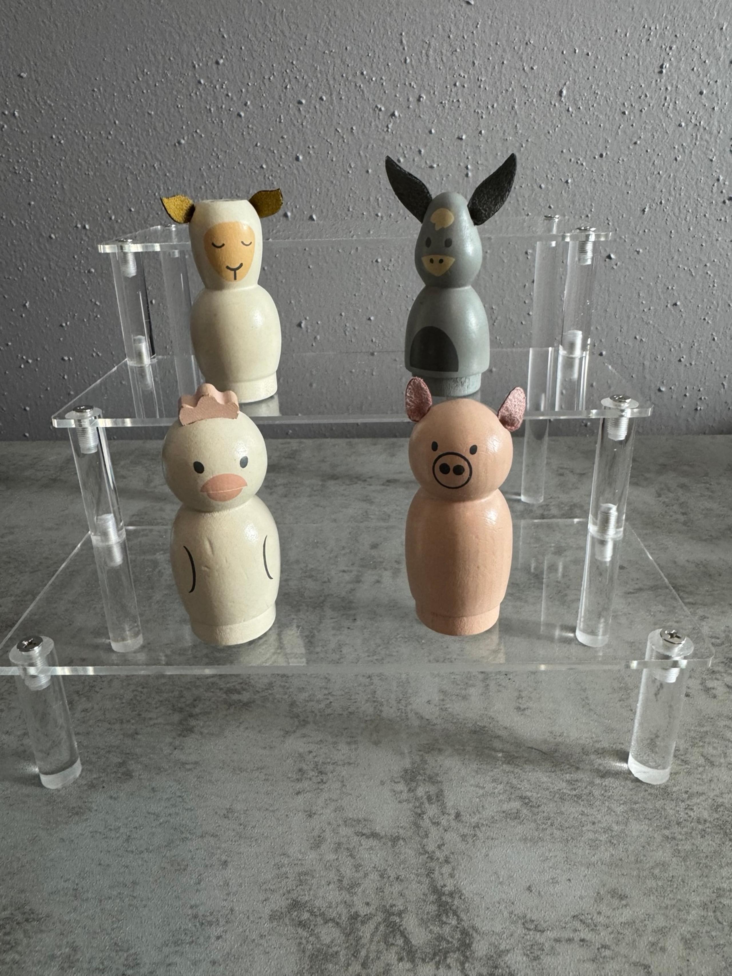 Hearth &Hand Magnolia Farms Wood Farm Animal Figurines