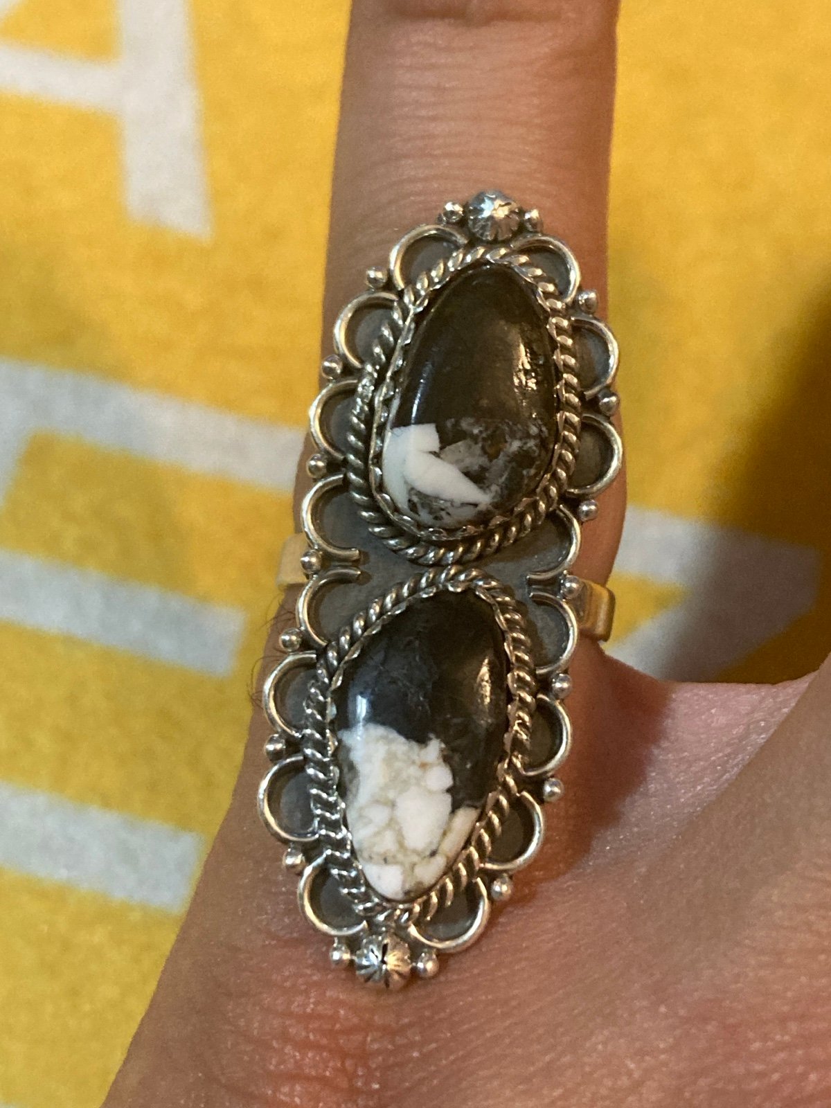 Sterling silver turquoise ring