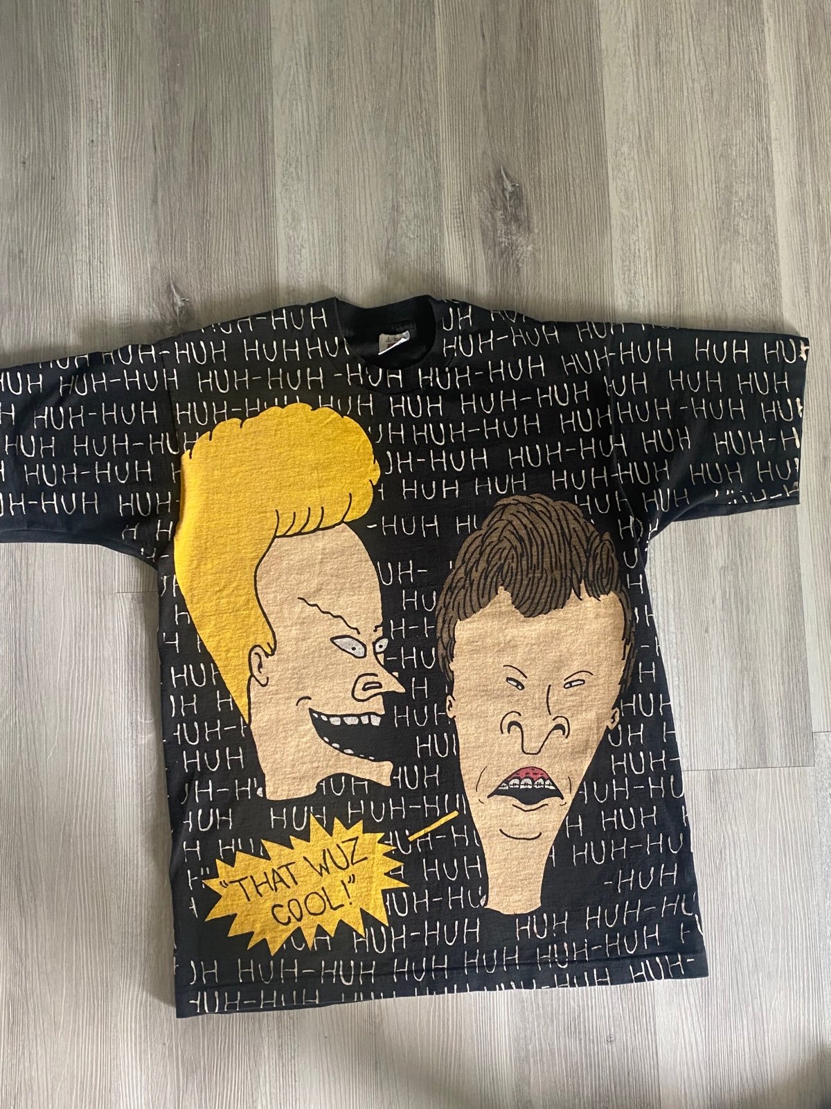 Beavis and Butthead T-Shirt Stanley Desantis Art MTV 1993 Size Large