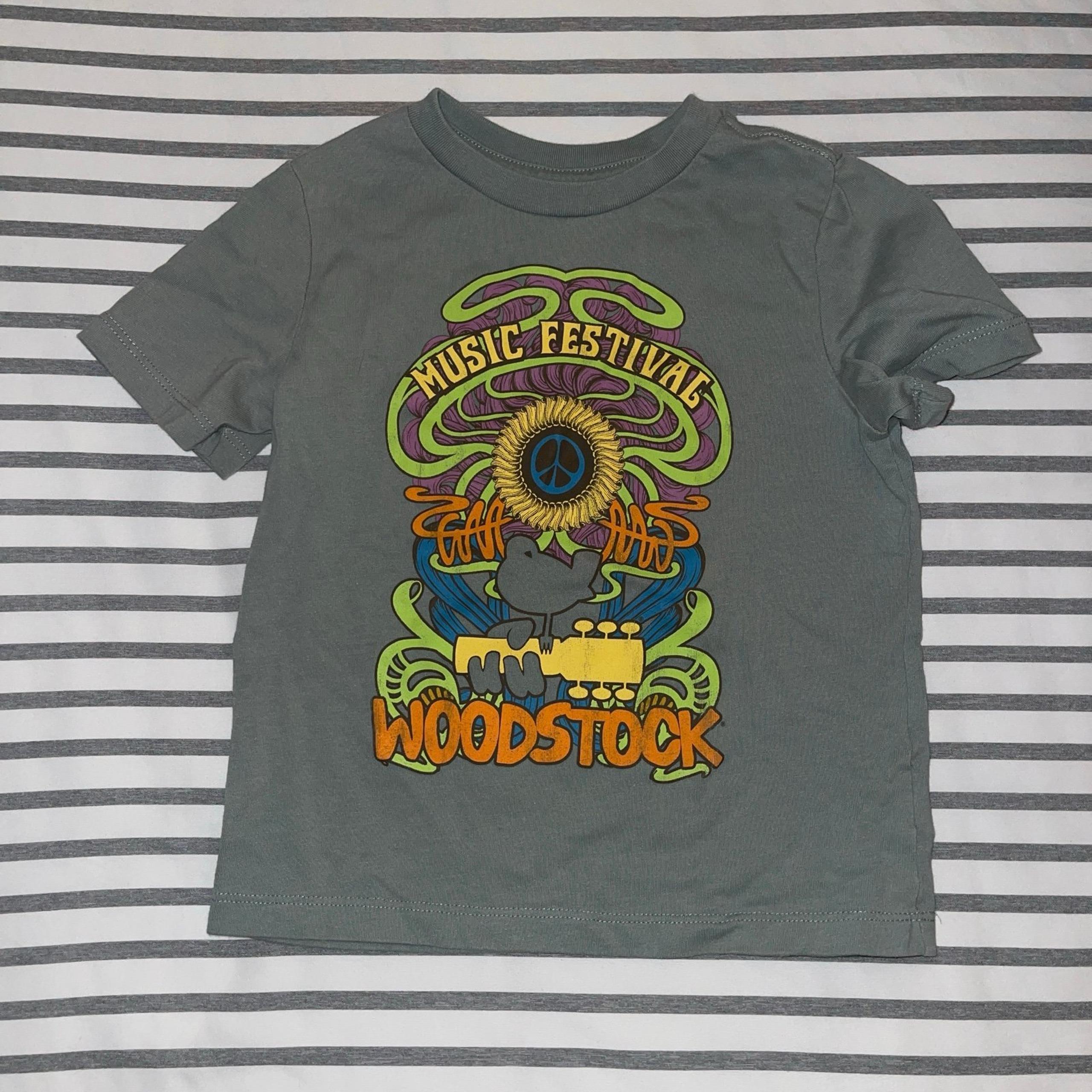 Baby Gap Woodstock Graphic Tee Shirt Toddler 5 EUC