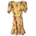 ReVolve LIKELY Yellow Pink Rose Mini Quinn Dress in Snapdragon NWOT