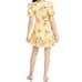 ReVolve LIKELY Yellow Pink Rose Mini Quinn Dress in Snapdragon NWOT