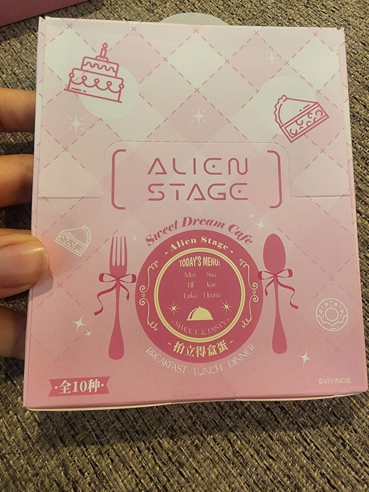 Alien stage sweet dream cafe full set of cards