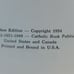 Vintage New Catholic Edition of the Holy Bible 1954