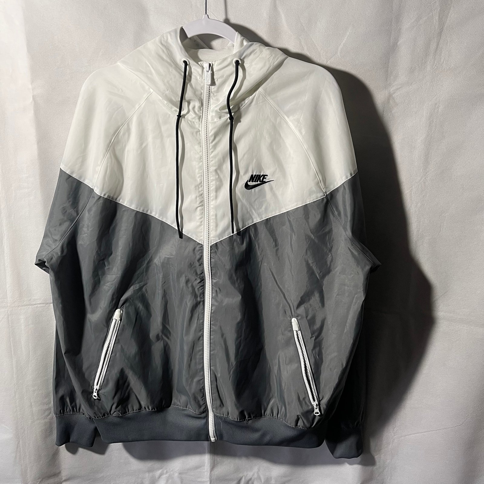 Nike Windrunner Full Zip Windbreaker Medium Oversized
