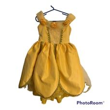Princess Belle Beauty and the Beast Costume Girls Age 3 - 5 ? Fancy Dress Yellow