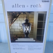 Allen + Roth Castine Outdoor Post Lantern