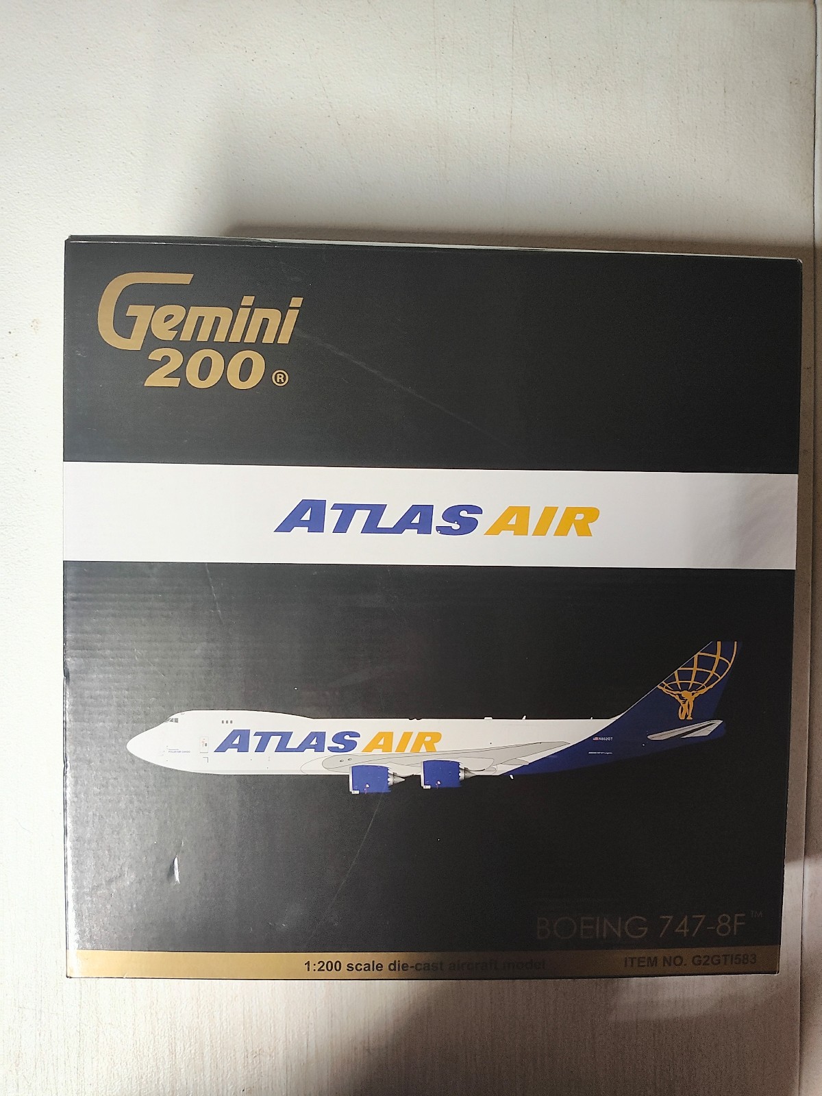 Gemini Jets 1:200 Atlas Air Boeing 747-8F G2GTI583 new in box