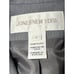 Jones New York Suit 2 Piece Pants Blazer Polyester Grey Womens 6 VTG Y2K