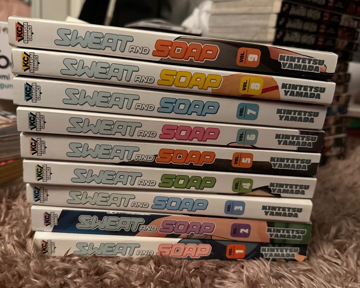 Sweat and Soap Manga volumes 1-9