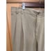 Tommy Bahama Silk I'll Pants Mens 38X32 Beige Pockets Zip Pleated Lightweight