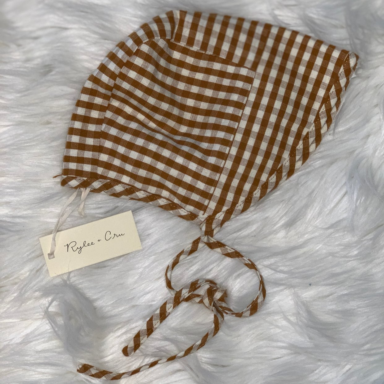 Rylee and Cru Gingham Bonnet