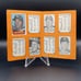Mickey Mantle 1969 Topps New York Yankees Stamp Album with 4 Stamps & others