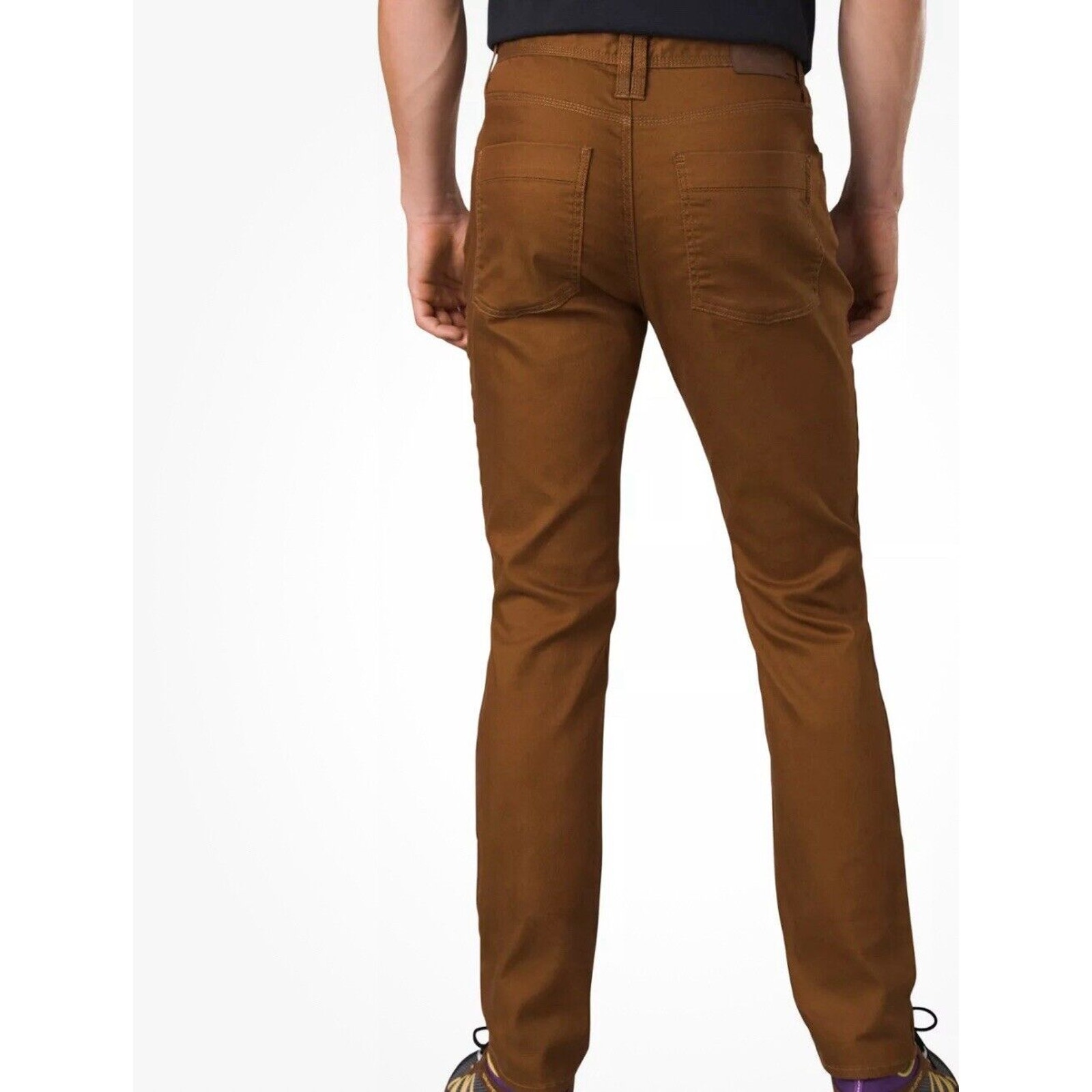 NWT New Mens 30 X 36 Prana Organic Bridger Jeans Sepia Denim Brown Slim