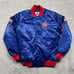 Starter Chicago Cubs Satin Jacket Mens Medium Blue MLB Baseball Sportswear GIII