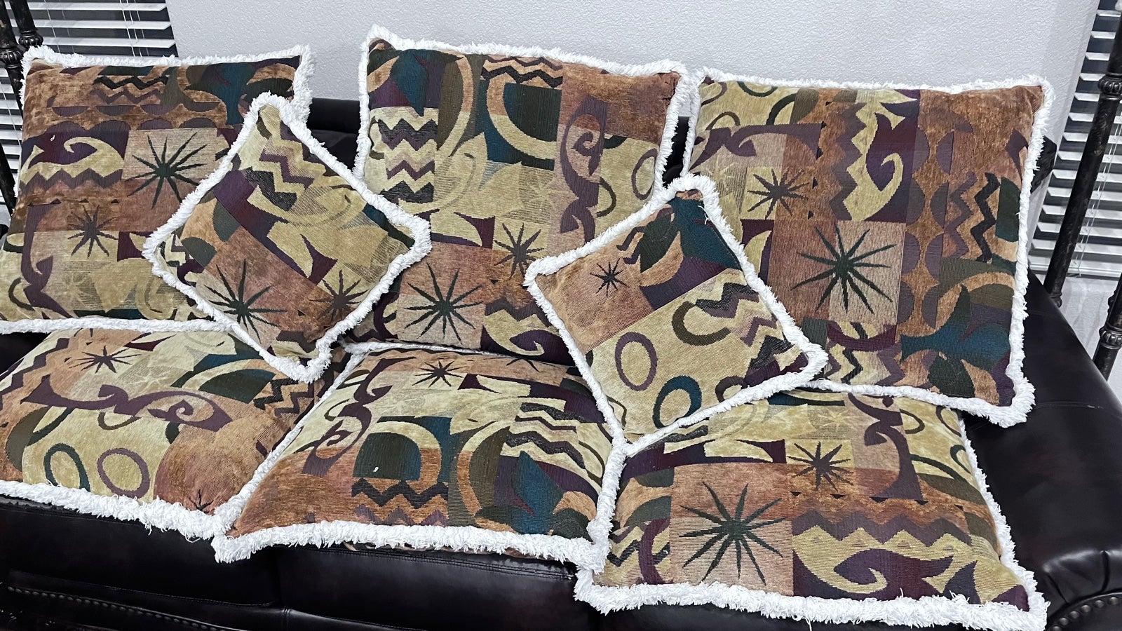 decorative pillow case covers with zipper ( covers only)