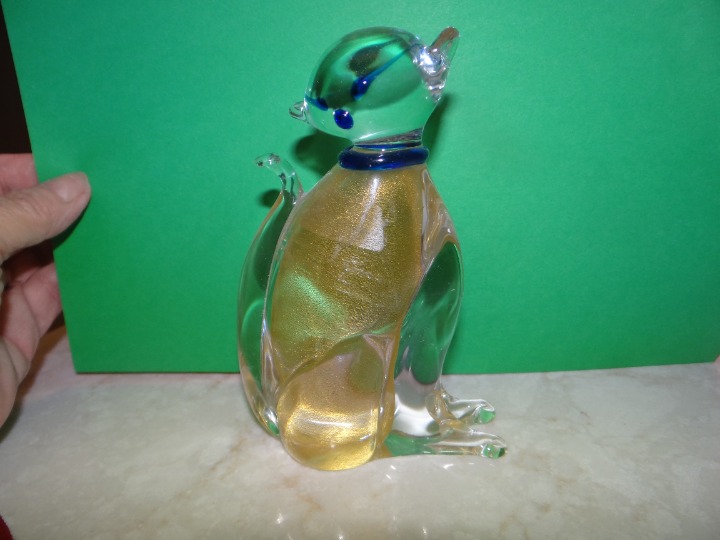 Murano Glass Cat by Gamboro & Poggi Vetri