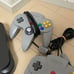 Nintendo 64 console, Zelda game, and numerous accessories - all in one lot!