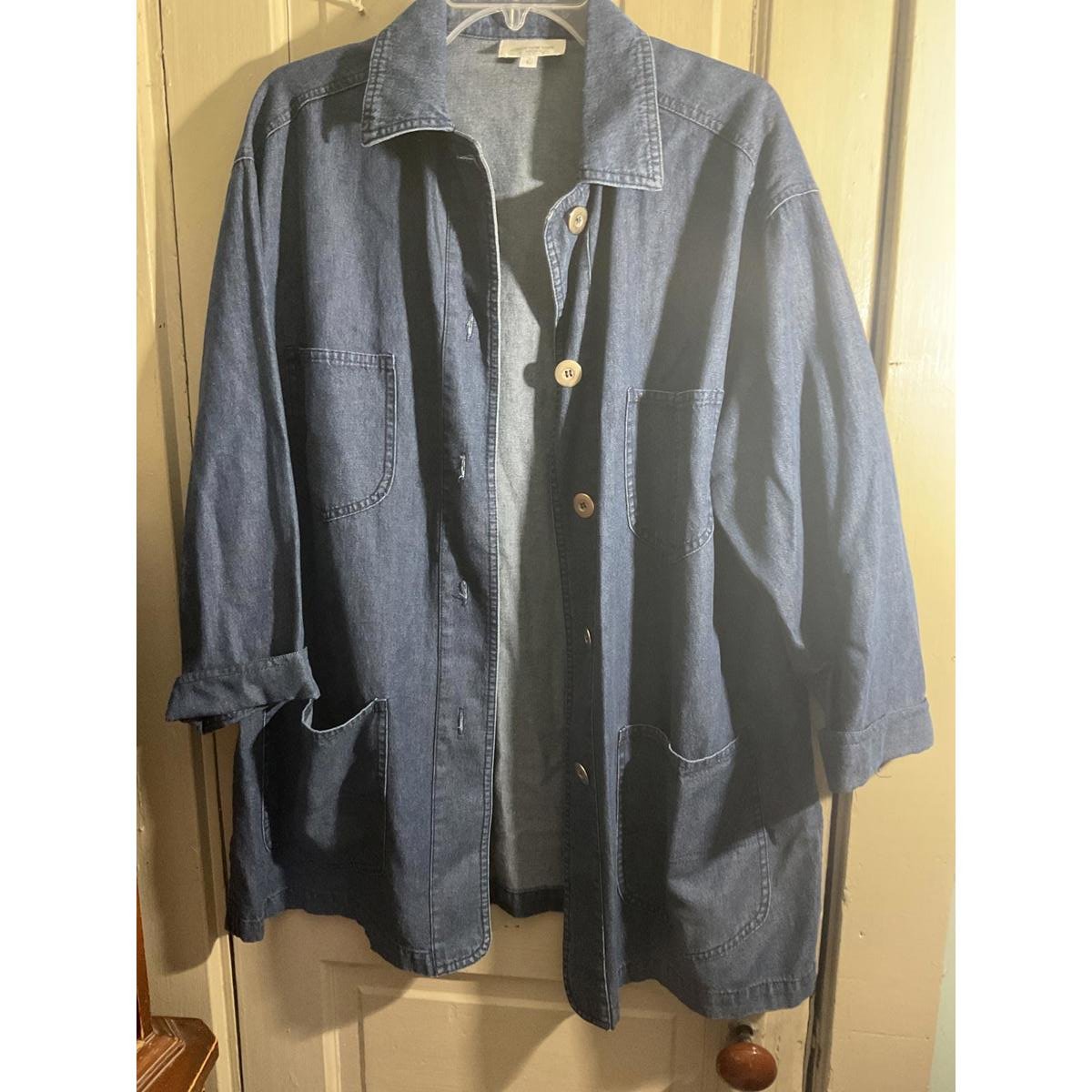 Vintage Jones New York Denim Lightweight Chore Jacket Large